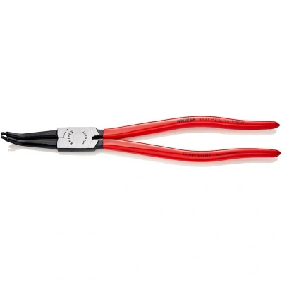 Image de KNIPEX 44 31 J42 pince à circlips pour bagues intérieures dans des alésages coudés 45 plastifié noir atramentisé 310 mm
