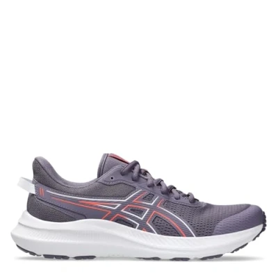Afbeelding van Asics JOLT 5 Hardloopschoenen voor op de weg, Dames, Maat: 44.5, Greyish purple/coral reef Textiel/ synthetisch