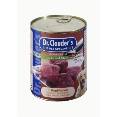 Afbeelding van Dr.Clauder&#039;s Selected Meat Kopffleisch Hondenvoer Rund 800 g