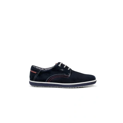 Afbeelding van Fluchos Sportieve veterschoenen, Heren, Maat: 41, Blauw Nubukleer
