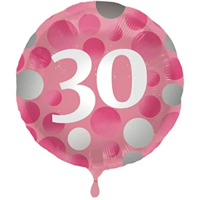 Afbeelding van Folat Folieballon Glossy Pink 30 45 cm