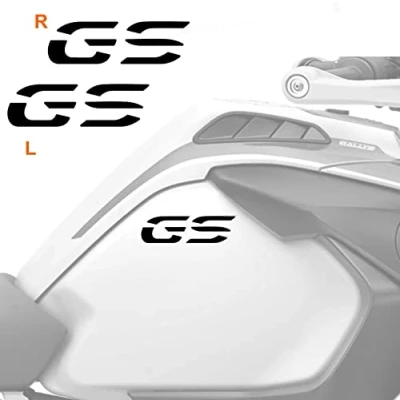 Afbeelding van 2 tankflankstickers compatibel met/vervanging voor BMW Motorrad R 1200 1250 GS Adventure LC (zwart)