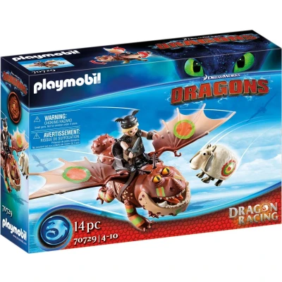 Afbeelding van PLAYMOBIL Dragons Dragon Racing: Vissenpoot en Speknekje