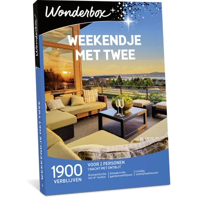 Afbeelding van Wonderbox cadeaubon Weekendje met twee