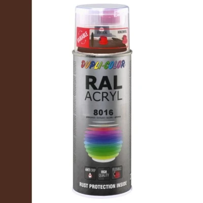 Afbeelding van Dupli Color Ral Acryl 8016 Mahonie bruin Hoogglans 400 ml