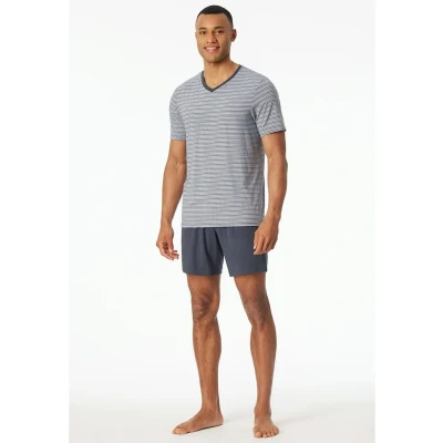 Afbeelding van Schiesser Shortama Long Life Soft Antraciet 52