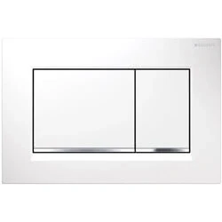 Afbeelding van Geberit Sigma30 bedieningsplaat, voor 2 toets spoeling, designstrook