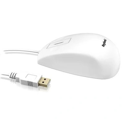 Image de KeySonic KSM 5030M W Souris 3 boutons filaire USB blanc