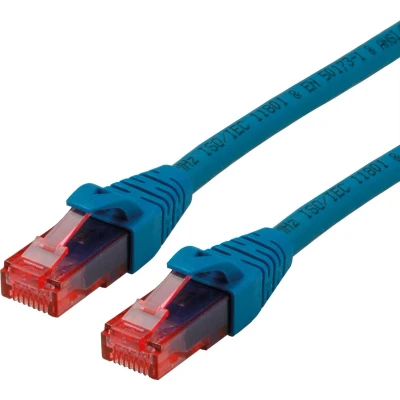 Afbeelding van ROLINE Patchkabel Cat.6 UTP, Component Level, LSOH, blauw, 0,5 m