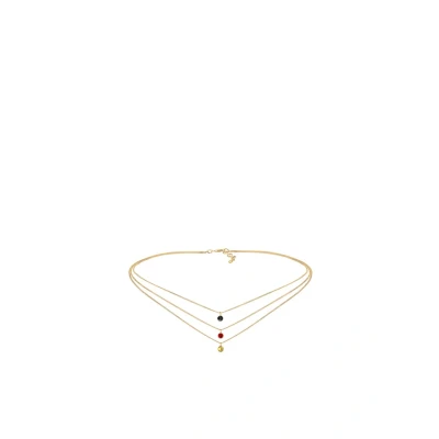 Afbeelding van Elli Layer LOOK Classic Ketting, Dames, Maat: 36, Red
