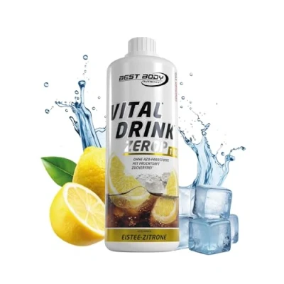 Afbeelding van Best Body Nutrition Low Carb Vital Drink 1000ml Ice Tea Lemon