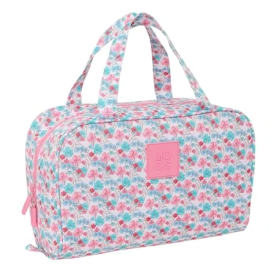 Afbeelding van Reistasje Moos Flores Multicolour 31 x 14 19 cm