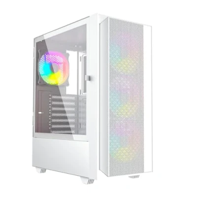 Afbeelding van Gembird Fornax 4000 (mATX, ATX, ITX), PC behuizing, Zwart