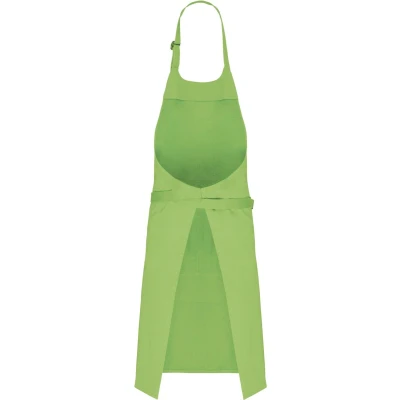 Afbeelding van Schort/Tuniek/Werkblouse Unisex One Size Kariban Lime 100% Katoen