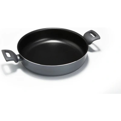 Afbeelding van Moneta Eden Skillet Koekenpan met 2 Handvaten ø 28 cm Gerecycled Aluminium Zwart