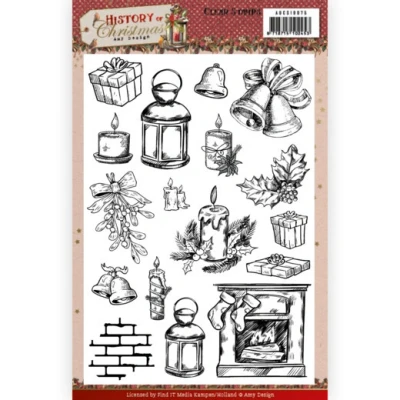 Afbeelding van Clear Stamps Amy Design History of Christmas