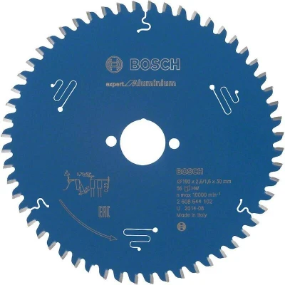 Image de BOSCH 2608644102 lame de scie circulaire Expert pour aluminium, 190 x 30 2.6 mm, 56T