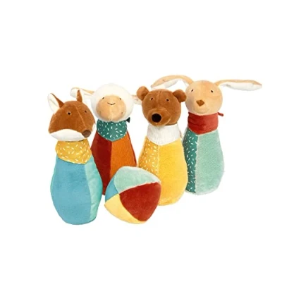Afbeelding van Sigikid 43222 Babyspeelgoed, zacht, meerkleurig/kegelspel