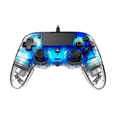 Afbeelding van Nacon Illuminated Compact Controller Bedraad PS4 Blauw (ps4ofcpadclblue)