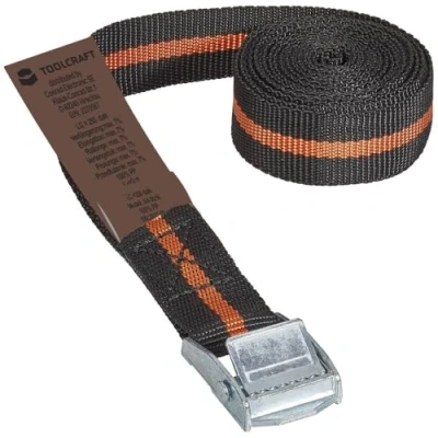 Afbeelding van TOOLCRAFT Klemband Trekkracht (lc) vastbinden (enkel/direct)=125 daN (l x b) 3 m 25 mm Klemslot