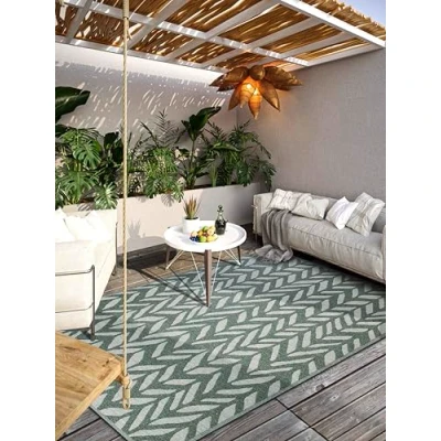 Afbeelding van Buitenkleed Georgette Groen Villeroy &amp; Boch Maat : 160 x 230 cm Ga naar Dekbed Discounter.nl Profiteer Nu