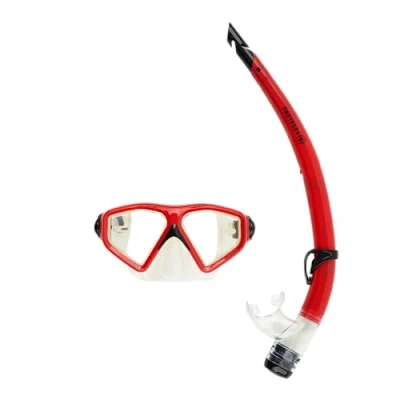 Afbeelding van Aqua Lung Sport Saturn Combo Snorkelset Volwassenen Zwart/Rood