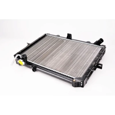 Afbeelding van THERMOTEC D70309TT Radiateur Koper, Kunststof voor voertuigen met/zonder airco 544 380 34 Handgeschakeld Koelribben mechanisch gelast