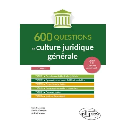Image de 600 questions de culture juridique générale