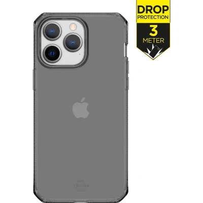 Afbeelding van ITSkins Hoesje geschikt voor Apple iPhone 14 Pro Max Telefoonhoesje Flexibel TPU SpectrumClear R Backcover Shockproof Schokbestendig Anti Shock Proof Smoke Zwart