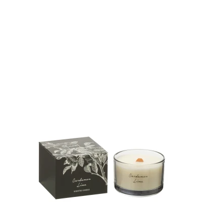 Afbeelding van J Line Geurkaars Kardemom Limoen Coco Wax Small 50 Uur