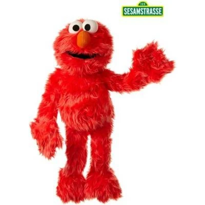 Afbeelding van Living Puppets Handpop Sesamstraat Elmo 65cm