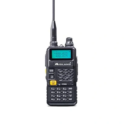 Afbeelding van Midland CT590 S twee weg radio 128 kanalen VHF 114 146/ UHF 430 440 Zwart