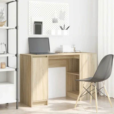 Afbeelding van vidaXL Bureau 120x42x76 cm spaanplaat sonoma eikenkleurig