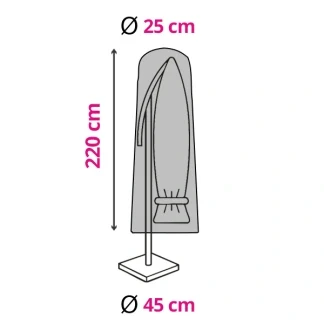 Afbeelding van Zweefparasolhoes 220 x Ø 25/45 cm (Tot 3 meter, PEVA)