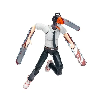 Afbeelding van Total Anime Chainsaw Man 16,5 cm grote figuur met alternatieve kop en armen verwisselbare mond