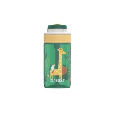 Afbeelding van Kambukka Lagoon Drinkfles 400ml Blue Flamingo met geïntegreerd rietje