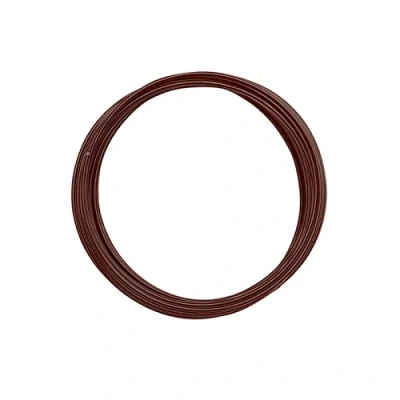 Afbeelding van Vaessen Creative aluminiumdraad, 2 mm, 5 m, chocoladebruin mat