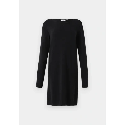 Afbeelding van VILA Viril NOOS Gebreide jurk, Dames, Maat: Medium, Black