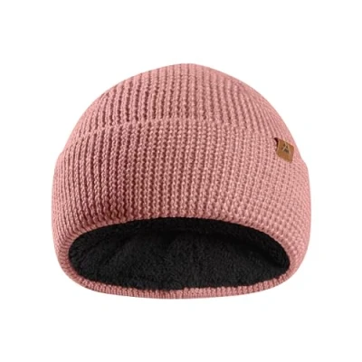 Afbeelding van DANISH ENDURANCE Beanie met Merinowol voor Kinderen Fleece Binnenvoering Ultrawarm Roze
