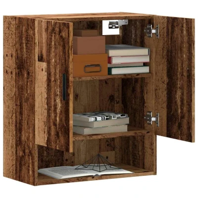 Afbeelding van vidaXL Wandkast 60x31x70 cm bewerkt hout oud houtkleurig