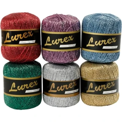 Afbeelding van Assortiment lurex garens