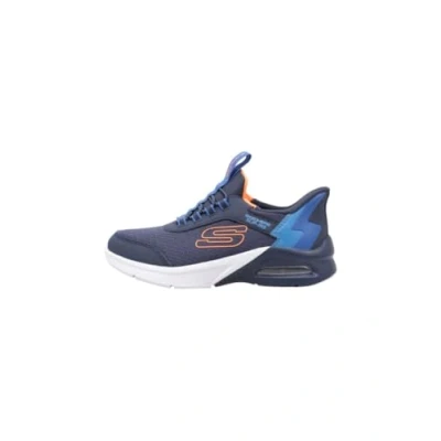 Afbeelding van Skechers Microspec Max Brisk Stripe Basketbal, marineblauw, 34, 34 EU, Marine., EU