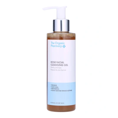 Afbeelding van The Organic Pharmacy Rose Facial Cleansing Gel 100 ml