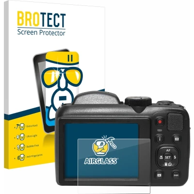 Afbeelding van BROTECT Screenprotector voor Kodak Pixpro AZ255 Folie Beschermfolie Beschermglas transparant