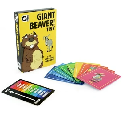 Afbeelding van Ginger Fox Kleine reuzenbever! kaartspellen, hilarische kaartspellen voor volwassenen, ondeugende bordspellen volwassenen familiespelavonden, D
