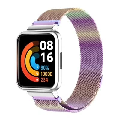 Afbeelding van Milanese bandje met case Multicolor Xiaomi Redmi Watch 2 (Lite)
