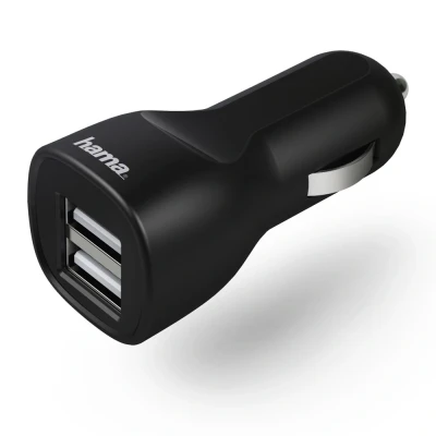 Afbeelding van Hama 173624 Autolader Picco Dual Usb 2.4