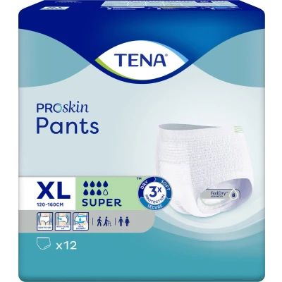Afbeelding van Tena Pants Super XL Incontinentiebroekje 12 stuks