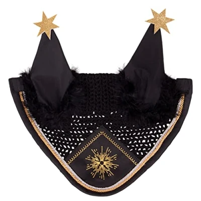 Afbeelding van QHP Oornetje Celebrate maat Pony black
