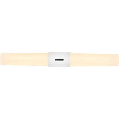 Afbeelding van Nordlux Helva double basic wandlamp IP44 LED module wit